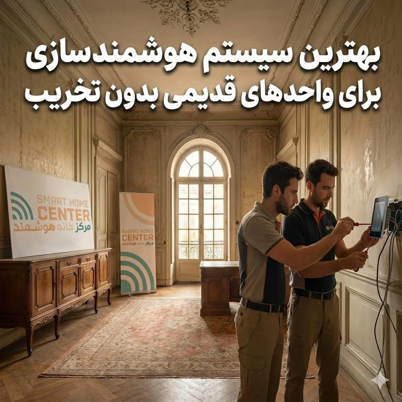 بهترین سیستم هوشمندسازی برای واحدهای قدیمی بدون تخریب